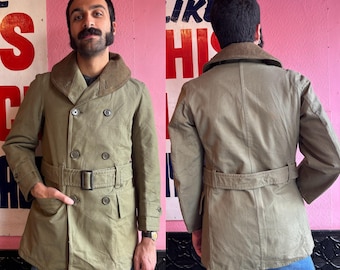 Vintage 1940s WWII Mackinaw Coat - Etsy