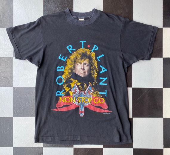 Vintage Robert Plant 1988 Non Stop Go Tour T-Shir… - image 4