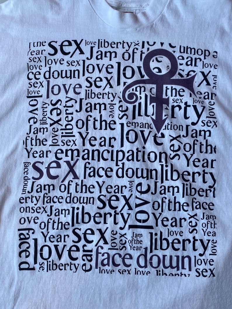 Vintage Prince Jam of the Year World Tour 1997 1998 Tshirt Etsy