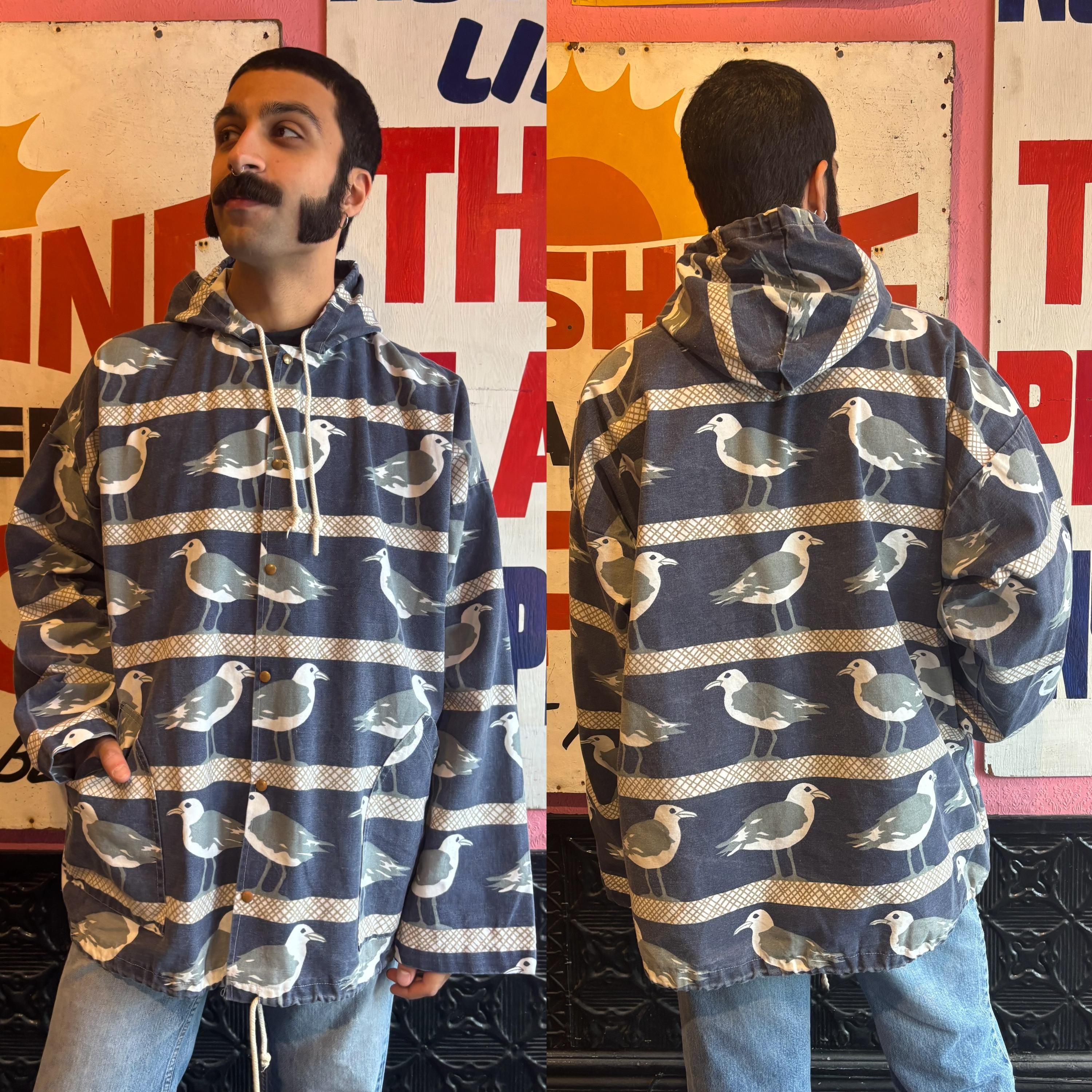 Michigan Rag Jacket Seagull Jacket - Etsy