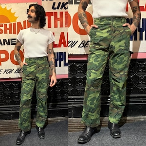 60’s ARVN Pastel Leaf Camo Baker Pants 60's ARVN Pastel Leaf Camo Baker Pants VTG 60S 70S AMERICAN