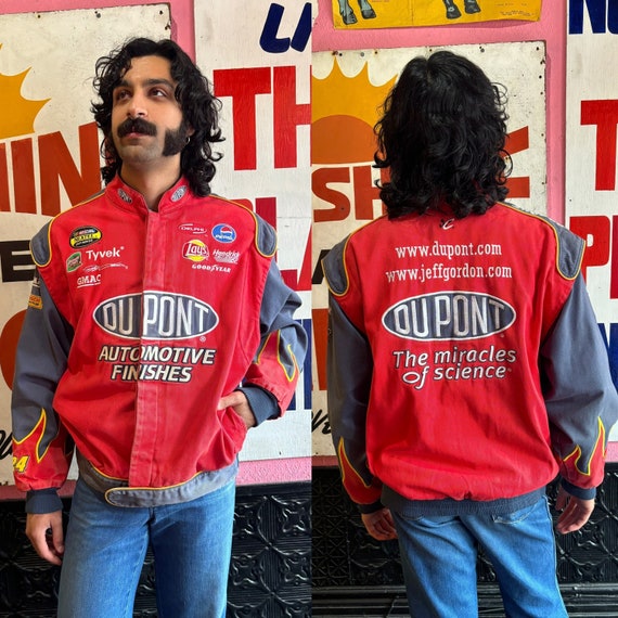 1990s Jeff Gordon Nascar Racing Jacket | Size Large - Etsy