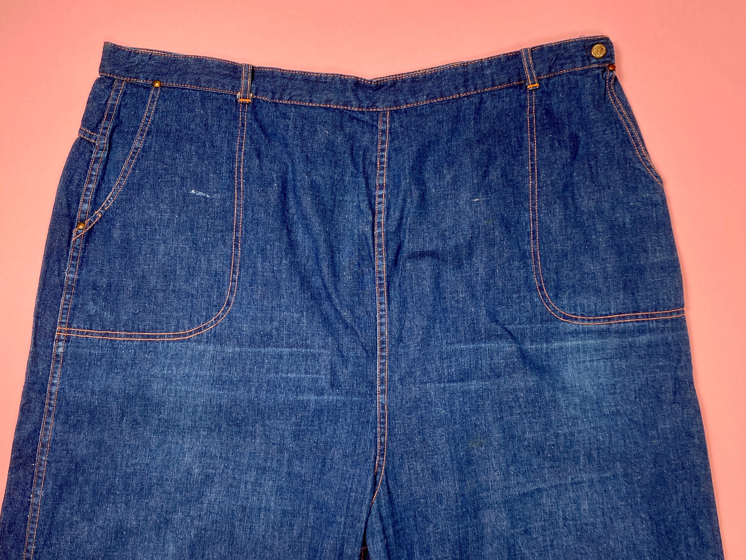 Jeanie's Blue Bell Side Zip Jeans M – OMNIA