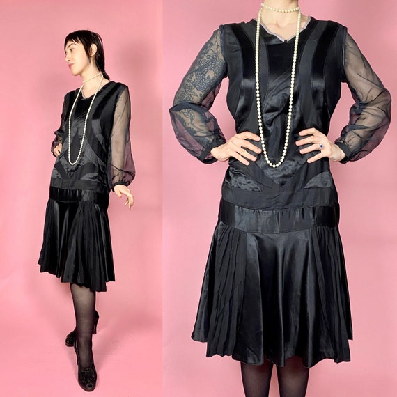Mid length satin skirts 1920s online