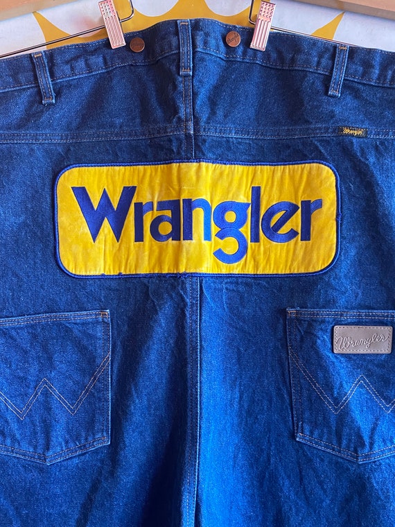 1970s Wrangler Rodeo Clown Oversized Jeans | 56" … - image 5