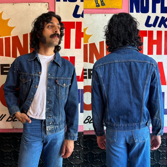 1980s Levi's 75505-0217 Denim Jacket | Size 44 - Etsy
