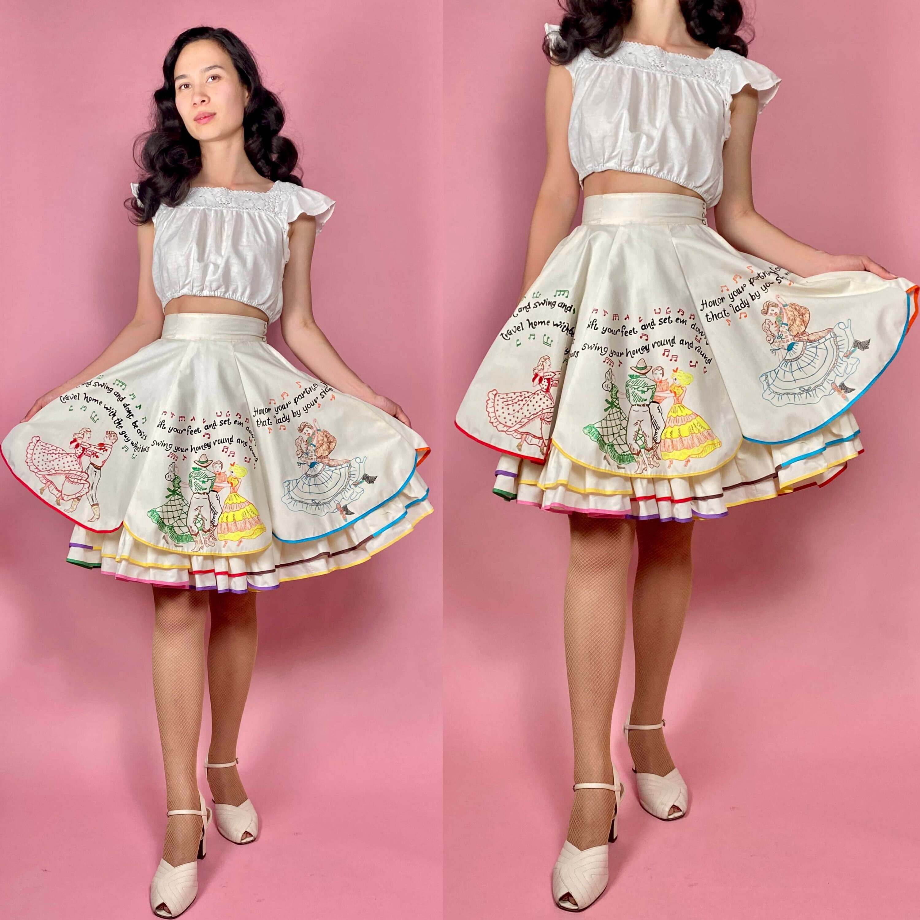 Swing dance skirt pattern cheap
