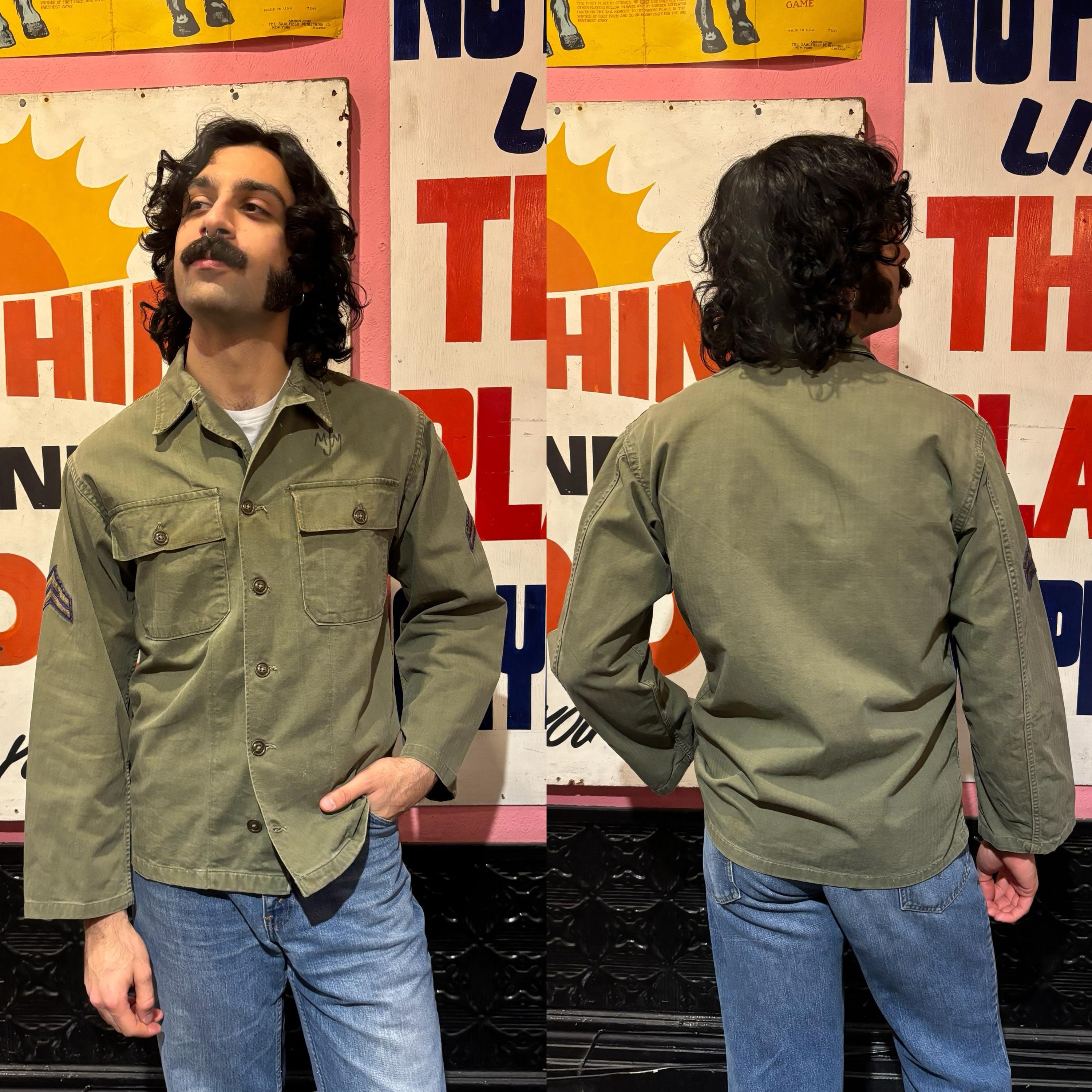 Vintage Military Hbt Shirt - Etsy Vintage Military Hbt Shirt - Etsy