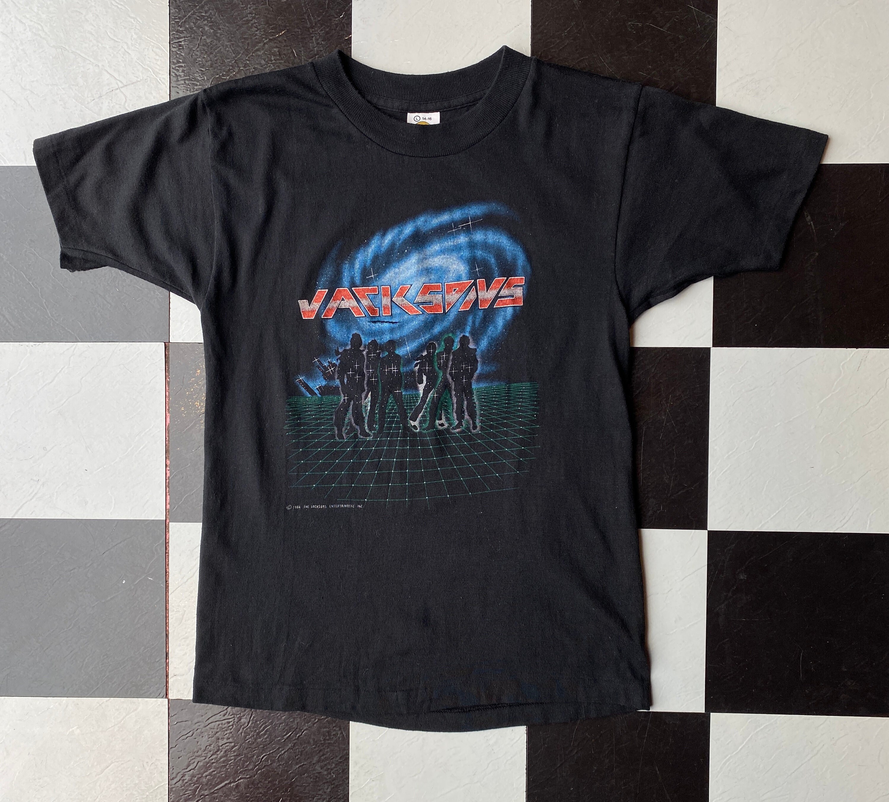 1984年 マイケル・ジャクソン5 ポップミュージック ビクトリーツアー T