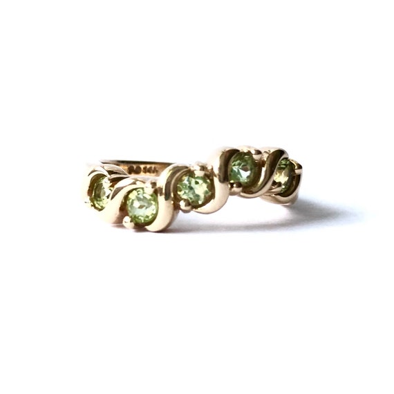 Peridot Gemstone Ring Vintage Jewelry Gift for Her - image 8