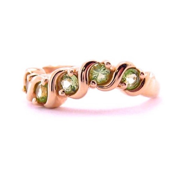 Peridot Gemstone Ring Vintage Jewelry Gift for Her - image 7