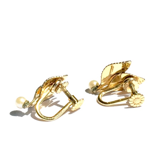 Pearl Earrings, Bridal Earrings, Gold Filled Jewe… - image 5