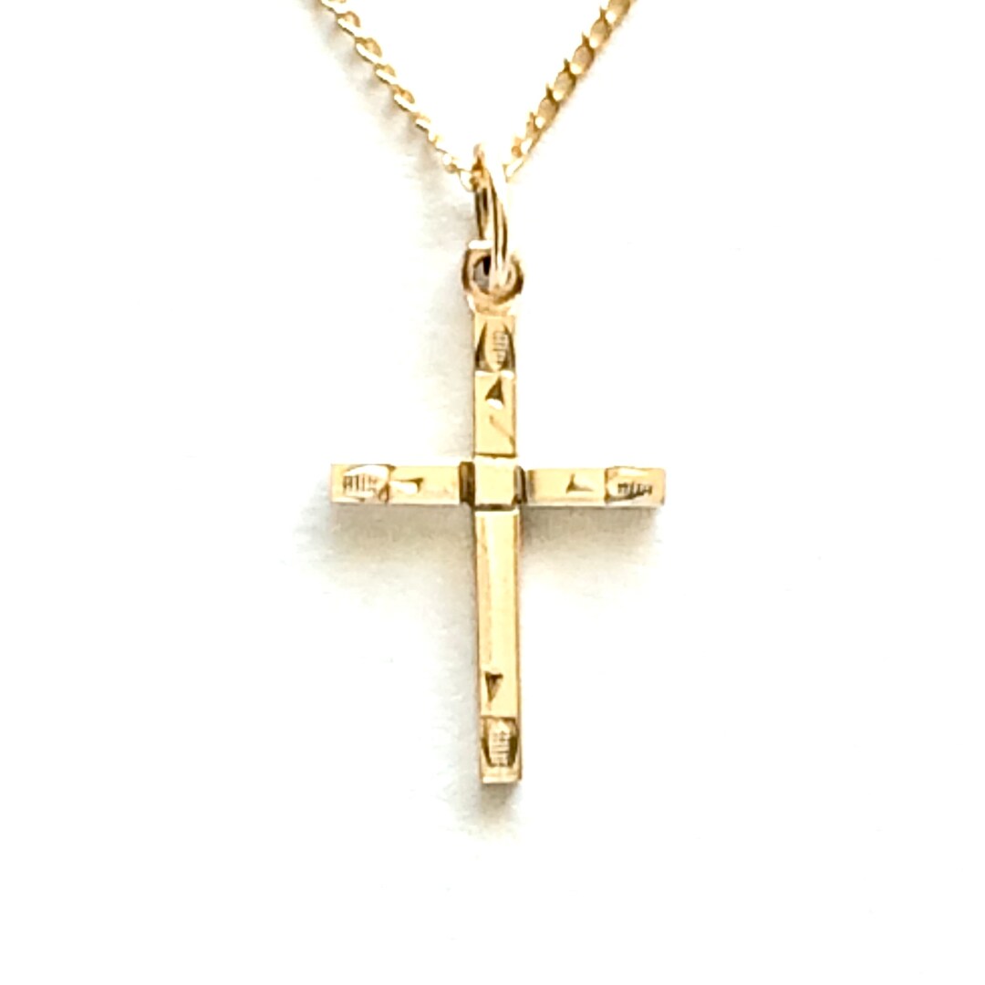 Holy Communion Gift Gold Filled Cross Crucifix Necklace - Etsy