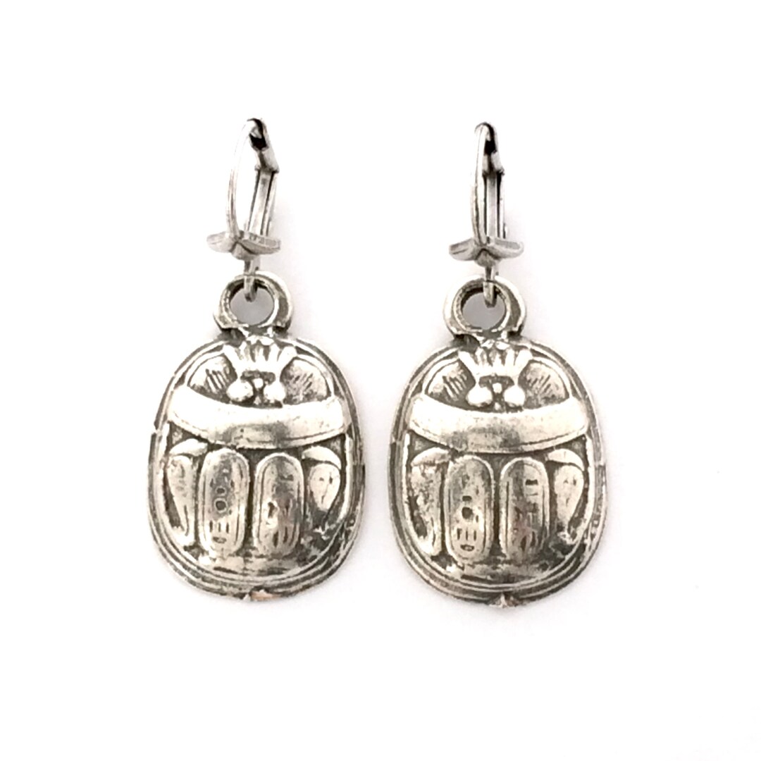 Sacred Scarab Earrings main image 0