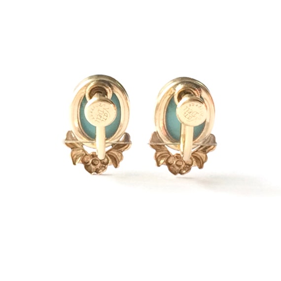 Vintage Screw Back Earrings, Gold Filled Jewelry - image 9