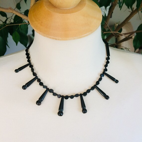 Black Coral Jewelry Necklace, Vintage Caribbean Coral… Gem