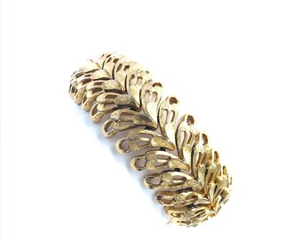 Vintage MONET Cuff Bracelet, Costume Jewelry