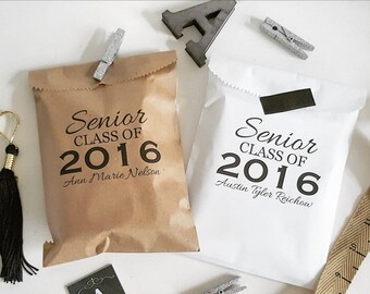 Graduation Favor Bags - High School Graduation Favor Bags - College Grad Favors - Party Favors - Graduation supplies - Party Supplies