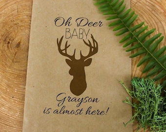 Baby Shower Favor Bags,  Woodland Birthday Party Favor Bags, Oh Deer Party Supplies