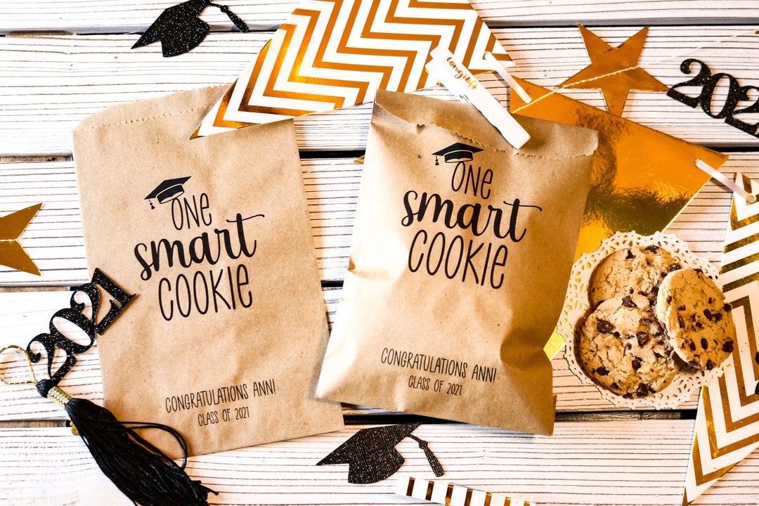 High School Graduation Favor Bags College Grad Party Favors One Smarty