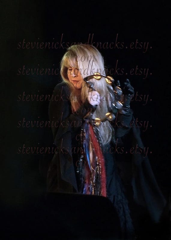 Stevie Nicks Playing Tambourine ORIGINAL Concert Photo Prints - Etsy