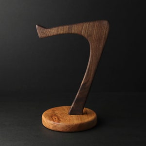 Headphone Stand Various Wood Species / Holder Solid Wood Over-the-ear headphone storage Walnut/Cherry