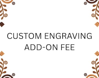 Engraving Service / Add to Existing Order Only