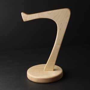 Headphone Stand Various Wood Species / Holder Solid Wood Over-the-ear headphone storage Maple