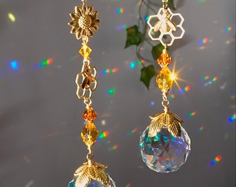 DIY Sonnenfänger Kit Mit 600 Teilen – Kristalle, Metall-Anhänger & Werkzeug, Für Fenster, Garten & Weihnachtsbaum