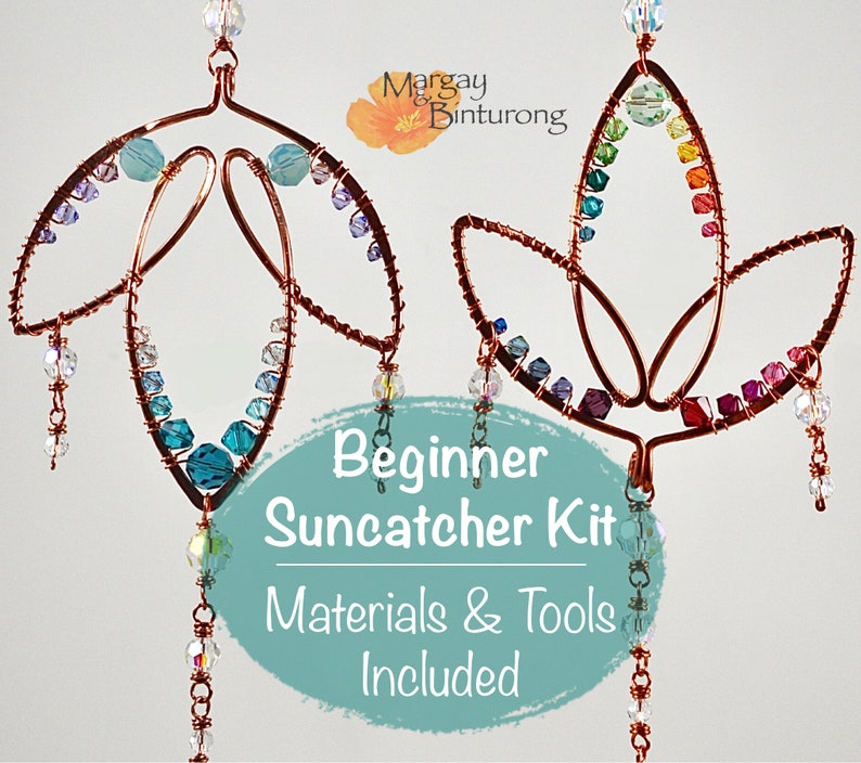DIY wire craft kit for beginners Suncatcher adult crafting image 0