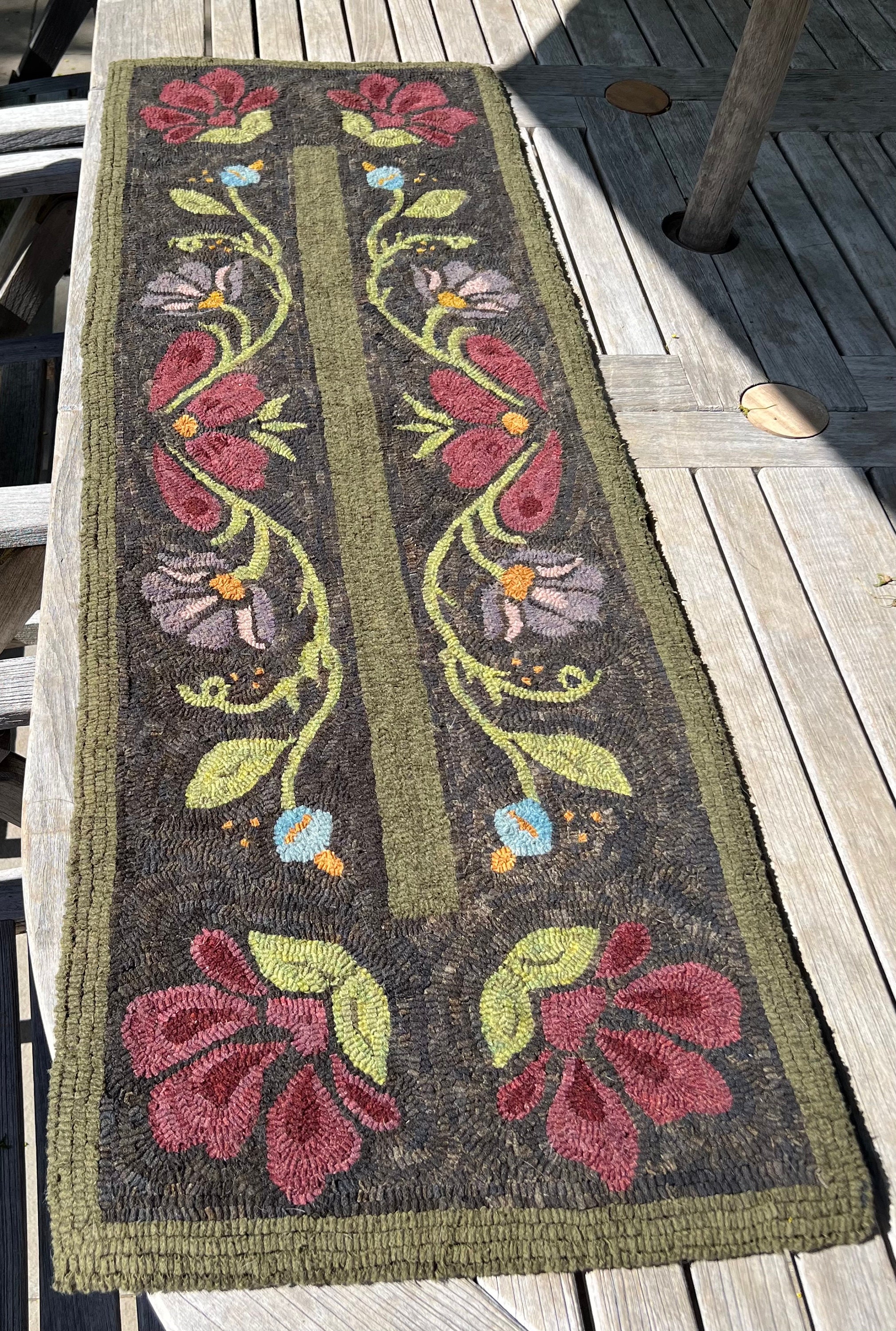 Runner Rug Simple Pattern PATTERN : the March Family Runner Rug Hooking Pattern - Etsy