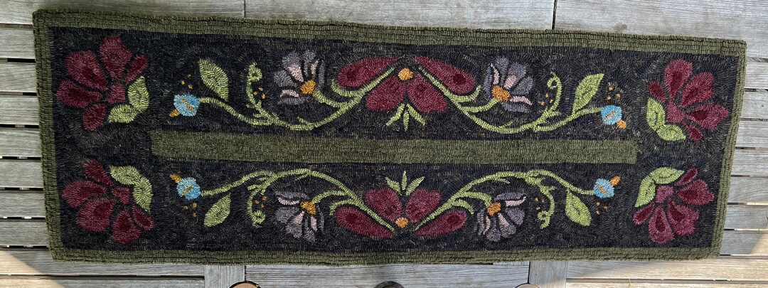 Runner Rug Simple Pattern PATTERN : the March Family Runner Rug Hooking Pattern - Etsy