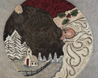 PATTERN: All is Calm rug hooking pattern