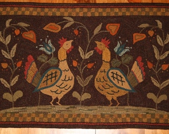 PATTERN:A Tale of Two Toosters Rug Hooking Pattern