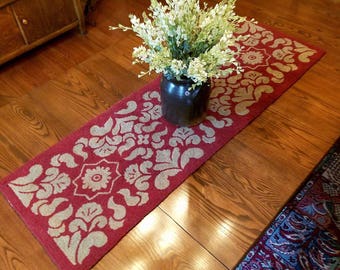 PATTERN: Pams coverlet runner rug hooking pattern