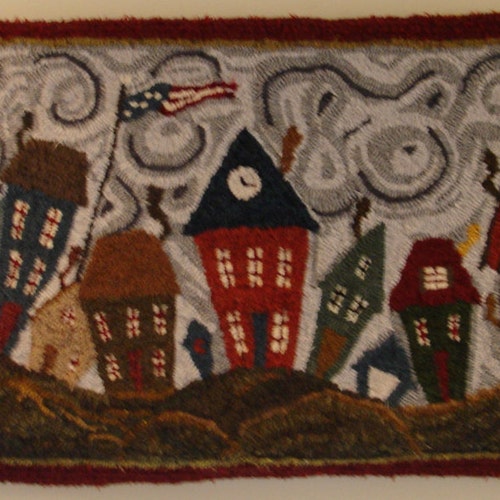 Ribbons and Holly Rug Hooking Tree Skirt Pattern Etsy