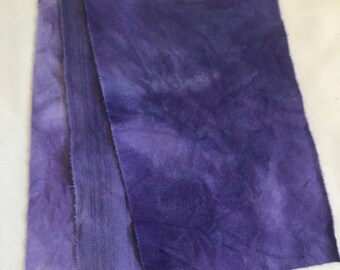 Hydrangea hand dyed wool bundle