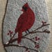 Pattern:the Cardinal Hanging Pocket Rug Hooking Pattern - Etsy
