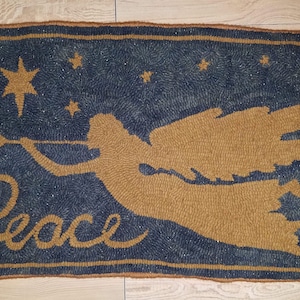 PATTERN: Angel of Peace Rug hooking pattern