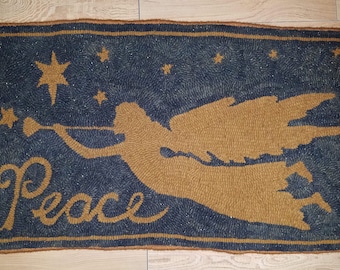 PATTERN: Angel of Peace Rug hooking pattern