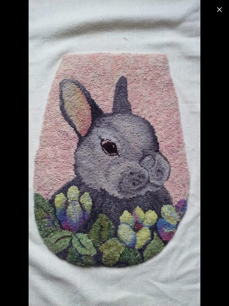 Purl Hanging Pocket Rug Hooking Pattern. Etsy Canada