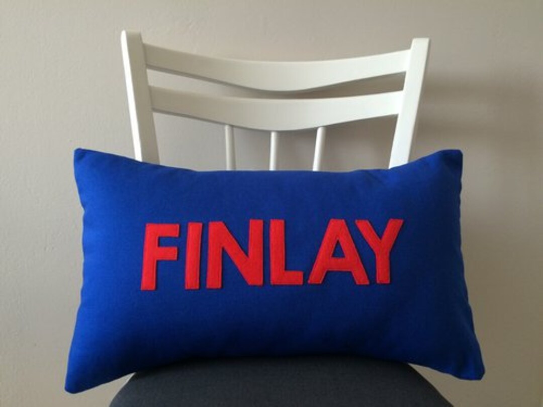 NAME CUSHION FONT No.1 Etsy