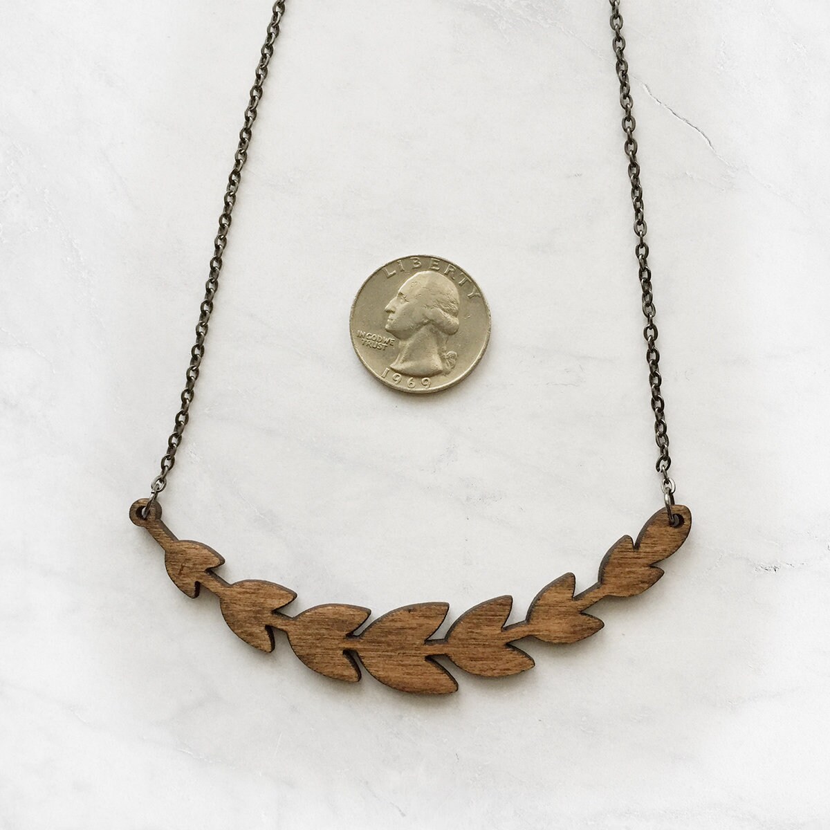 Olive Branch Necklace laser Cut Jewelry Wood Necklace Wood Etsy
