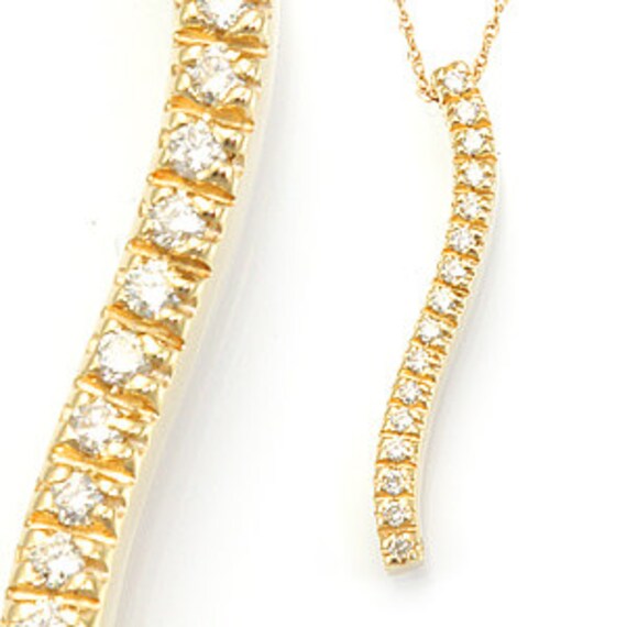 Diamond stick pendant deals