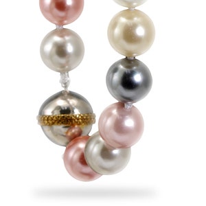 Multi Colored 12mm Mother Pearl Bracelet , Ladies Bracelets, Pearl Bracelet