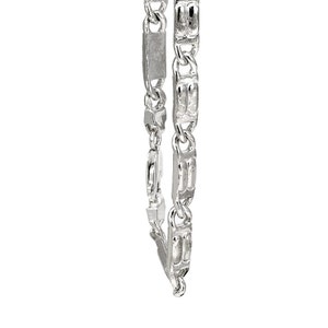 Silver Bracelet, Sterling Silver Chain Bracelet, Silver Link Bracelet