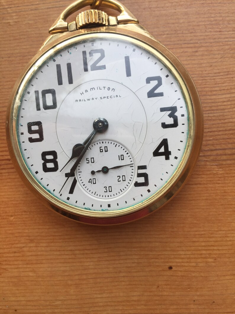 Hamilton Railway Special Pocket Watch 922B Etsy