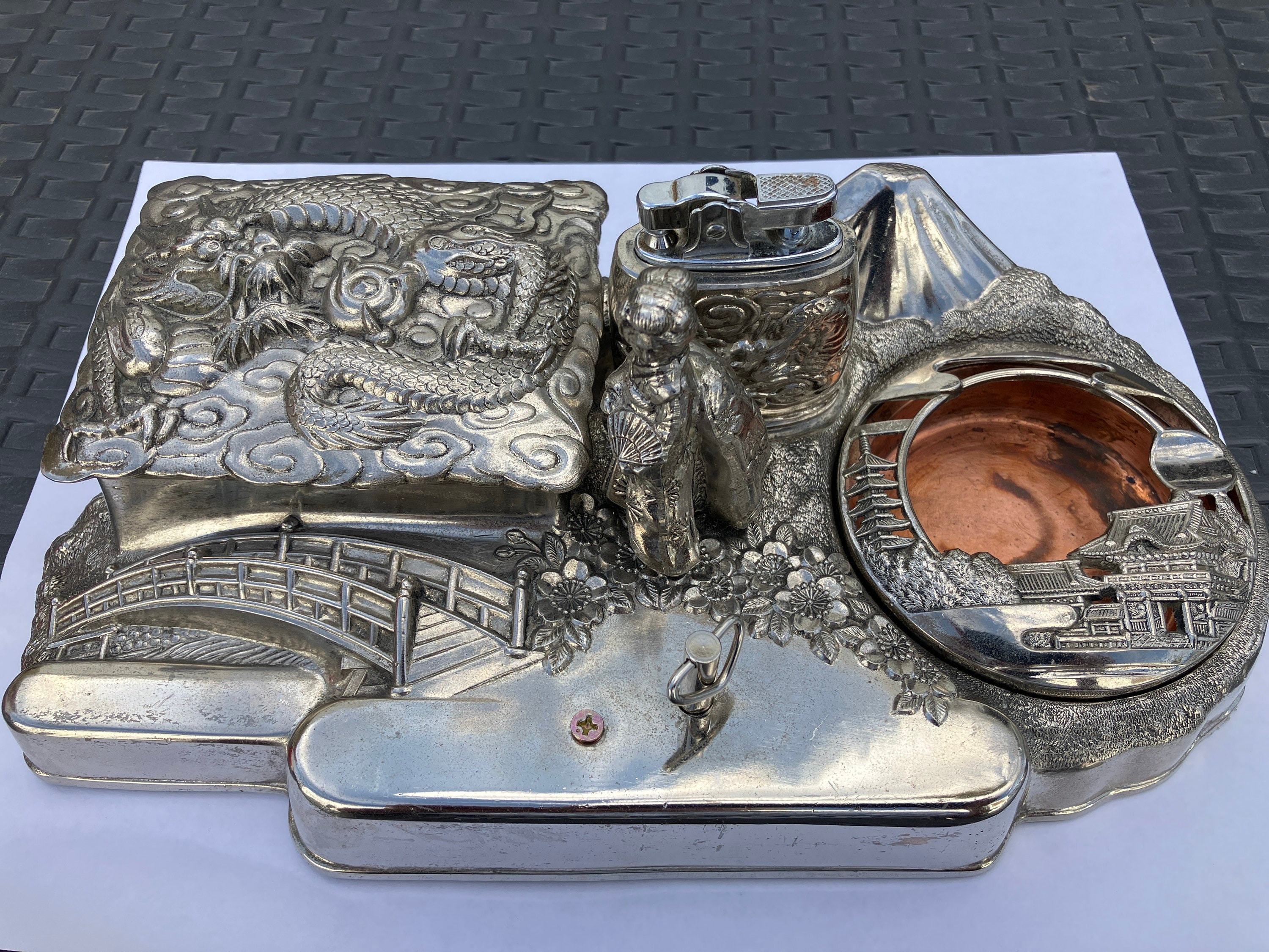 Silver Pipe＆Ashtray チェーン set