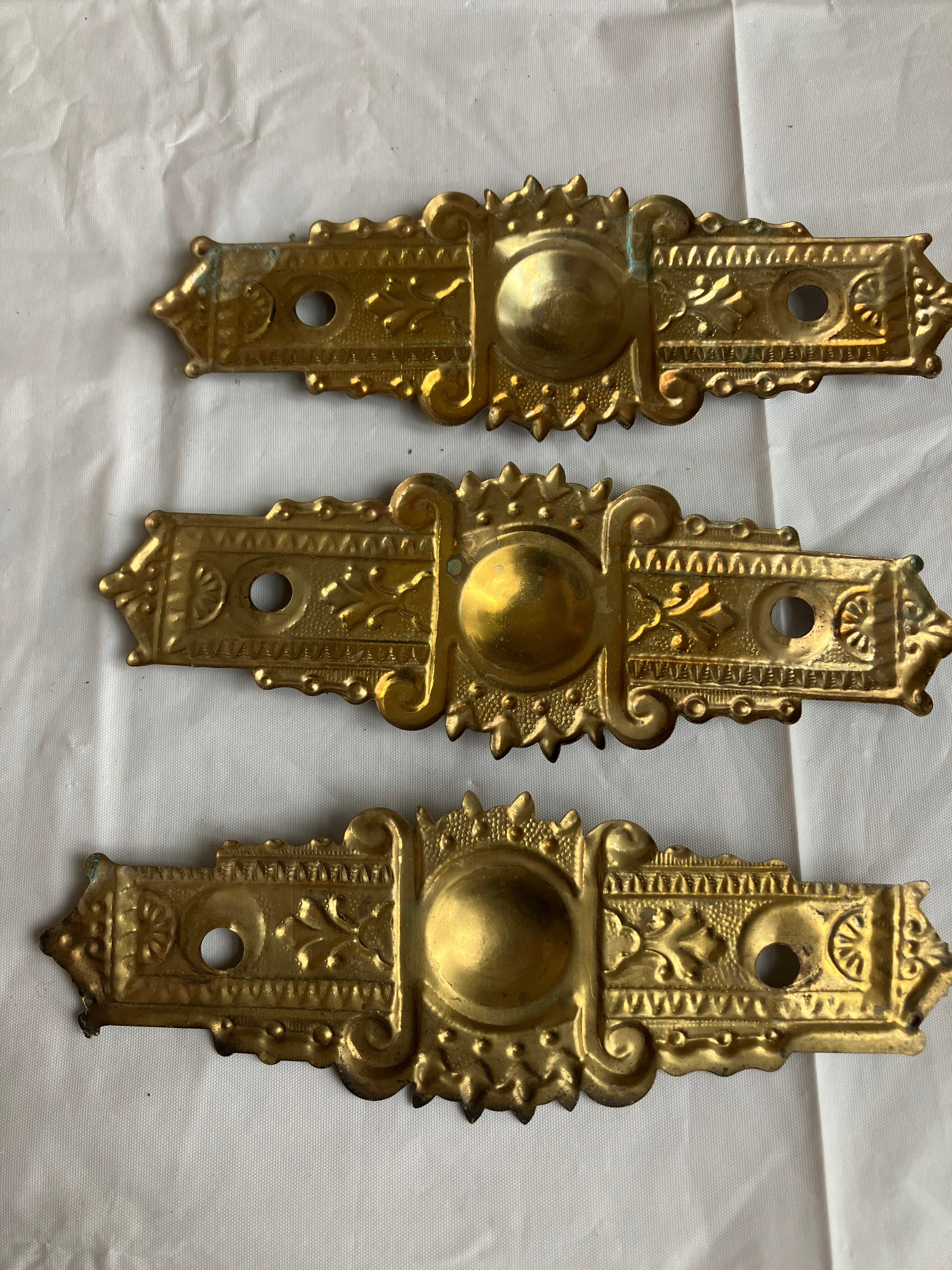 Antique Eastlake Drawer Pulls. Set of 3 Etsy