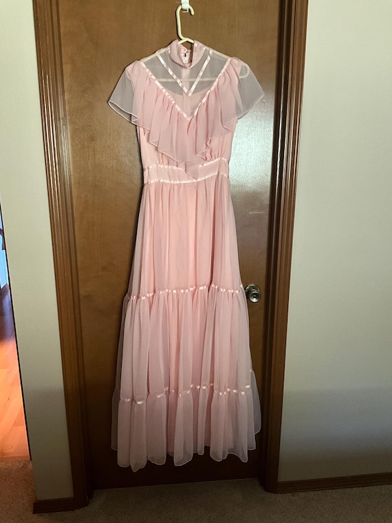 Pink Organzia long dress, Creations by Aria